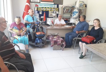  TSD GENEL BAŞKANI ŞÜKRÜ BOYRAZ VE MALİ SEKRETERİ  TARSUS ŞUBESİNİ ZİYÂRET ETMİŞLERDİR !